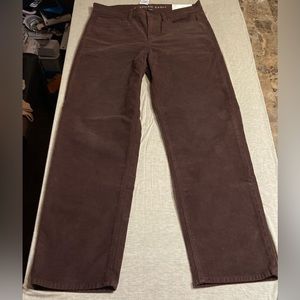 American eagle brown corduroy jeans, size: 10 (30w)